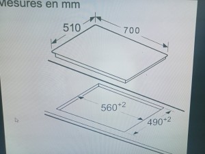 Plaque de cuisson 5 feux franco (70353-BF)