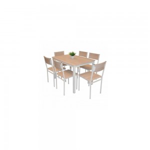 PACK SALLE A MANGER TABLE SERENA +6 CHAISES SERENA