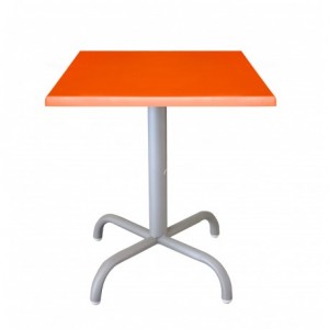 Electro mbh | Table bistrot carré 70*70 cm socle peinture
