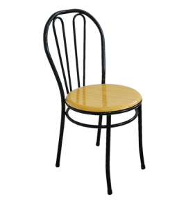Electro mbh | chaise bistro avec socle en acier peint 