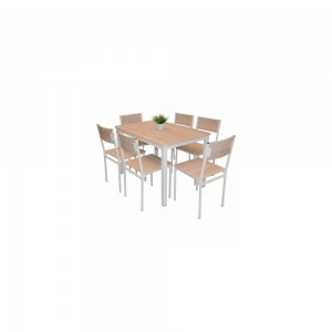 Electro mbh | PACK SALLE A MANGER TABLE SERENA +6 CHAISES SERENA