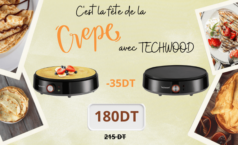 Crêpière  TECHWooD TCP-166 