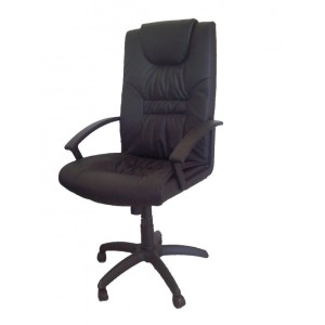 Chaise de Directeur FLY base noir avec Accoudoirs