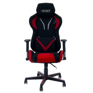Chaise Gaming Rocket Inclinable 180° - Noir & Rouge