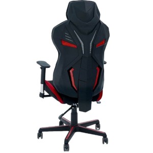 Chaise Gaming Rocket Inclinable 180° - Noir & Rouge