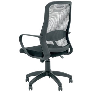 CHAISE SECRÉTAIRE SOLO AVEC ACCOUDOIRS NOIR