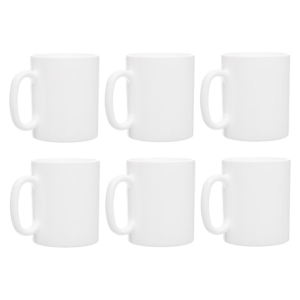 Lot De 6 Tasses Mug Luminarc ESSENCE Blanc 32 cl