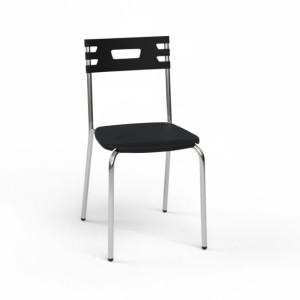 Chaise city chromé 