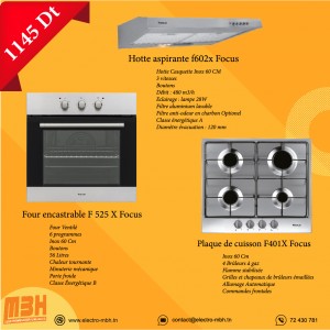 Pack Ramadan Hotte F602X; Four F525X; Plaque F401X