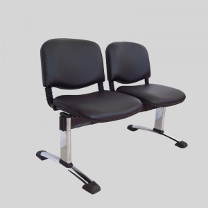 Banquette ISO 2 places pieds chromé 