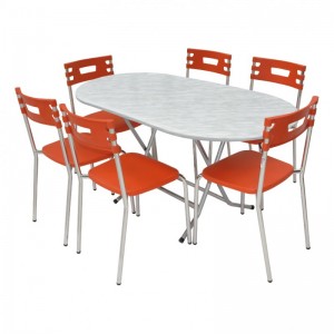 Table pliante ovale 120x65 cm werzalit 