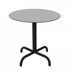 Table bistrot ronde Ø70cm TOP COMPACT  socle peinture