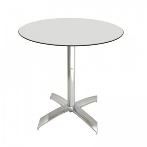 Table bistrot ronde Ø70cm TOP COMPACT socle en X