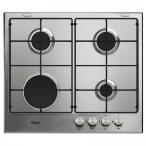 Plaque 4 feux à gaz inox avec thermocouple GMA-6422-IX WHIRLPOOL