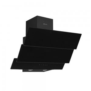 Hotte Aspirante Incliné 60cm 3Vitres FRANCO FR1062 Noir