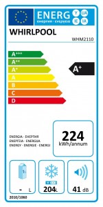 Congélateur whirlpool  whm21102