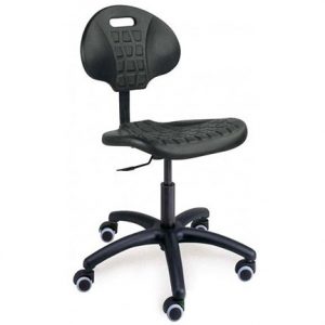 Chaise Tabouret Tulip base noir