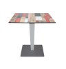 Electro mbh | TABLE BISTROT BEAU RIVAGE CARRE 70 x 70 TOP STRATIFIE COMPACT