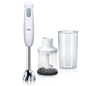 Mixeur plongeant BRAUN Pesto MQ120 450W - Blanc