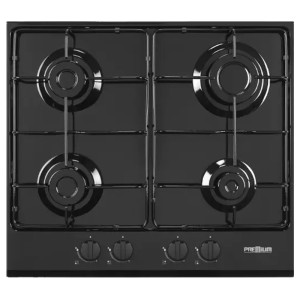 PLAQUE DE CUISSON ENCASTRABLE PREMIUM APB640.BS03 4 FEUX 60CM - NOIR