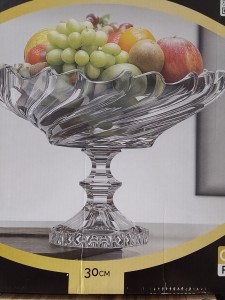 Bol de fruit en verre 