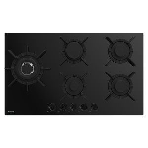 PLAQUE DE CUISSON FOCUS 5 FEUX F4179B  90 CM VITRO - NOIR 