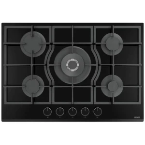 Plaque de cuisson INFINITY 5 Feux 75cm Verre Noir H7011P07B