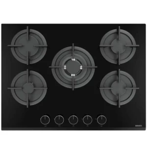 Plaque de cuisson INFINITY 5 Feux 70 Cm Vitro Noir H7010P30B