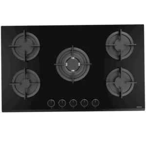 Plaque de cuisson INFINITY 90 Cm 5 Feux Vitro Noir H9028P30B