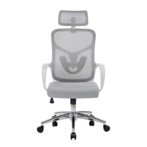 Chaise Directeur Alba Avec Accoudoirs Blanc