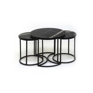 ENSEMBLE DE TROIS TABLES GIGOGNES INTEGRES SAHARA