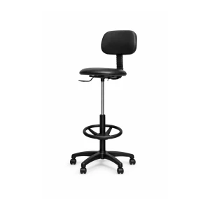 Tabouret Architecte Dossier Base noir