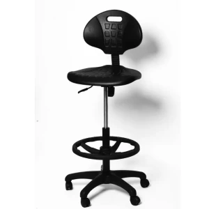 Chaise Tabouret Tulip Architecte base noir