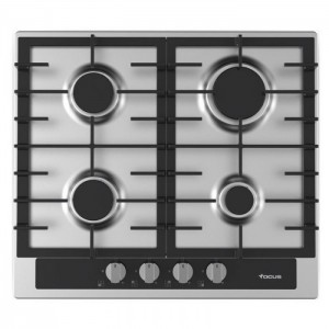 PLAQUE DE CUISSON ENCASTRABLE FOCUS F4002XS 4 FEUX 60 CM - INOX